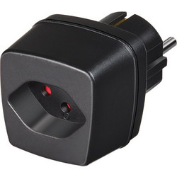 brennenstuhl Travel Adapter Adapter fr Power Connector Schwarz (1508480)