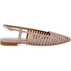 Γυναικείο Slingback Δερμάτινο Σε Χρώμα Nude KALISTA 250908
