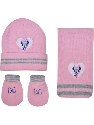 STAMION INF MINNIE MOUSE ΣΕΤ ΜΠΕΜΠΕ 3ΤΜΧ ΚΑΣΚ/ΣΚ/ΓΑΝΤ (D03182-2)