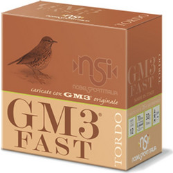 Nobel Sport GM3 Fast Tordo Φυσίγγια Συγκέντρωσης 2Cal 70mm 32gr 25τμχ