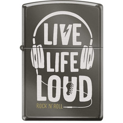 Live Life Loud Zippo