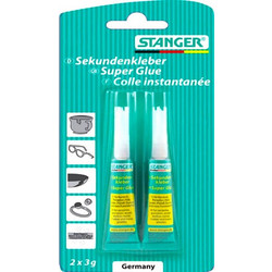 Κόλλα στιγμής 3gr. 1+1 δώρο Stanger