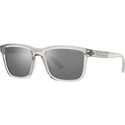 Arnette AN4321 2858/Z3 Γυαλιά Ηλίου Τετράγωνα Κοκάλινα Διαφανή με Μαύρο Καθρέπτη Φακό
