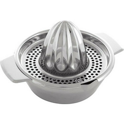 Στίφτης εσπεριδοειδών, inox σε Ασημί Χρώμα με Δοχείο 17 cm GTSA 52-1710