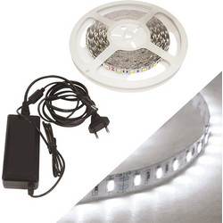 FOS_ME ΤΑΙΝΙΑ LED ΑΥΤΟΚΟΛΛΗΤΗ 24W 5M 12V ΙP20 2400 LUMENS ΘΕΡΜΟ ΦΩΣ ΛΕΥΚΟ 2400Κ ΜΕ ΤΡΟΦΟΔΟΤΙΚΟ 24-00503