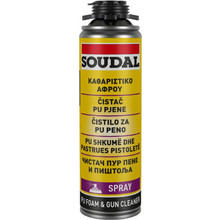 SOUDAL ΚΑΘΑΡΙΣΤΙΚΟ ΑΦΡΟΥ PU ΠΙΣΤΟΛΙΟΥ & ΣΠΡΕΙ 500ML 123001142
