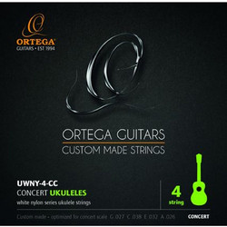 Ortega UWNY-4-CC Concert Σετ 4 Χορδές Ukelele Nylon 27" 1/4