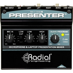 Radial Presenter Audio Presentation Mixer