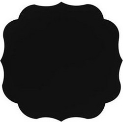 Σουβέρ MαύροCanova Sottobicchiere Black Mario Luca Giusti (10 cm)