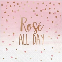 Χαρτοπετσέτες Μεγάλες Rose All Day Creative Converting (16 τεμάχια)