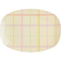 Πιατέλα Multicolor Mελαμίνη Mικρή Rice (23x16 cm)