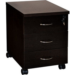 ΣΥΡΤΑΡΙΕΡΑ ΓΡΑΦΕΙΟΥ ΕΠΑΓΓΕΛΜΑΤΙΚΗ SIENNA HM2011.02 WENGE ΜΕ 3ΣΥΡΤΑΡΙΑ 38X48X53cm - H.M