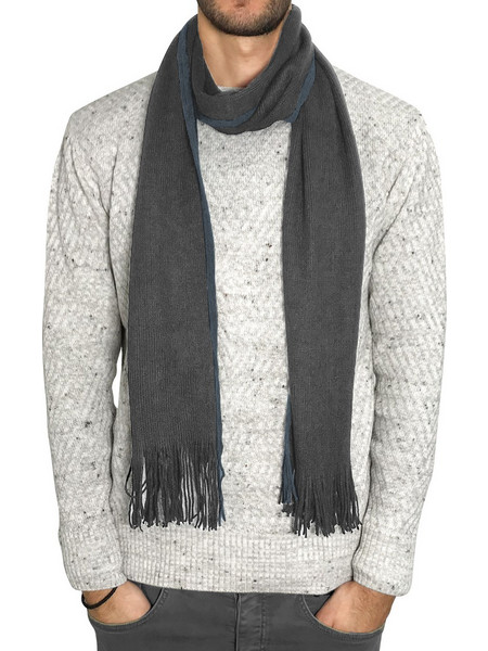 Unisex κασκόλ 18162 - Γκρί