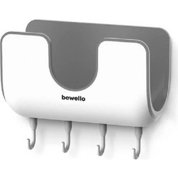 BEWELLO Holder with 4 hooks, 200x165x95mm (BW3008)