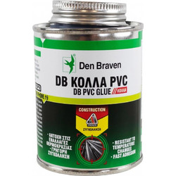 ΚΟΛΛΑ ΓΙΑ ΣΩΛΗΝΕΣ PVC 500ml ΓΚΡΙ DEN BRAVEN Ποσοτ.12.00