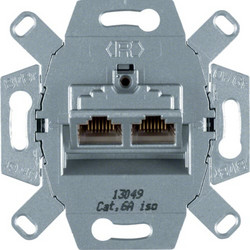 Β. Πρίζα δικτύου RJ45 διπλή STP CAT 6A R.Classic - 4587