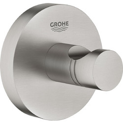 Grohe Essentials Άγκιστρο Μπάνιου Μονό με Βίδες Super Steel 40364DC1 ref10279418