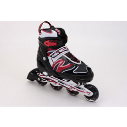 Ρυθμιζόμενα Rollers Με φως στα ροδάκια Μάυρο/Μπλε Black 38-41