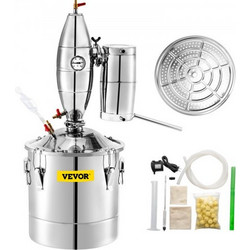 VEVOR Αποστακτήρας 30L με Θερμόμετρο και Αντλία για Κρασί και Ουίσκι NGZLQO30L220VQVQZV2