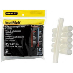 STANLEY 1-GS20DT Κόλλες Θερμοκόλλησης Πιστολιού 12mm 24 τεμαχίων