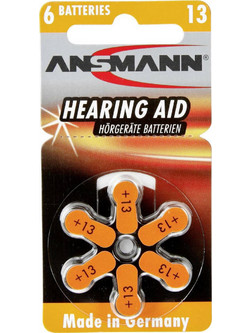 Ansmann Zinc Air 13 6τμχ
