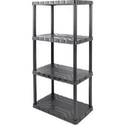 TACTIX ΡΑΦΙΕΡΑ ΠΛΑΣΤΙΚΗ ΜΕ 4 ΠΛΑΣΤΙΚΑ ΡΑΦΙΑ Μ56xΠ35.6xΥ126.2cm (320400)