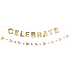 Χρυσή Γιρλάντα Celebrate 2m