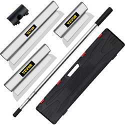 VEVOR Γυψοσανίδας Skimming Blade Putty Knife Combo 10/24/32 ιντσών Εργαλείο σπάτουλας με λαβή