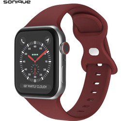 Sonique Butterfly Λουράκι Σιλικόνης Burgundy (Apple Watch 42 / 44 / 45mm)