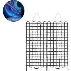 GloboStar(R) 90142 Digital Pixel Addressable Facade Soft Net Panel - Ψηφιακό Εύκαμπτο Δίχτυ Πάνελ Πρόσοψης Κτιρίων LED SMD 3535 192W/m2 256LED/m2 256PIXEL/m2 SPI/TTL Protocol IC UCS512B 11520lm/m2 120