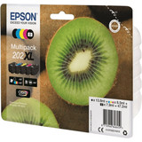 Epson 202XL B/PB/C/M/Y Πακέτο 5 Μελανιών Εκτυπωτή Inkjet C13T02G740