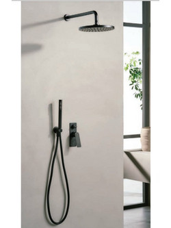 Tema Σετ Εντοιχισμού Με Μίκτη 2 Εξόδων Sleek 16099 N Μαύρη