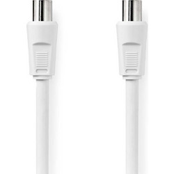 Nedis Καλώδιο Κεραίας Coax Male to Coax Female 3m White CSGL40000WT30