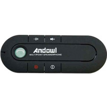 Andowl Σύστημα Bluetooth Handsfree Αυτοκινήτου για το Αλεξήλιο Q-324