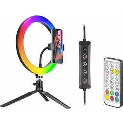 Andowl LJJ-33 RGB με Τρίποδο 33cm
