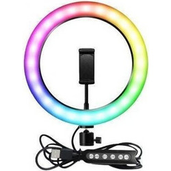 RGB Ring Light 36cm 3200-5600K με Βάση για Κινητό