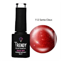 Trendy Soak Off 112 Santa Claus Ημιμόνιμο Βερνίκι Νυχιών 6ml