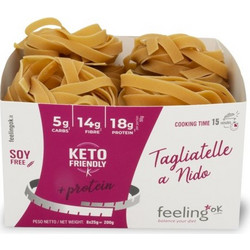 Ζυμαρικά Ταλιατέλες με Πρωτεΐνη Low Carb FeelingOk 200g - FeelingOk