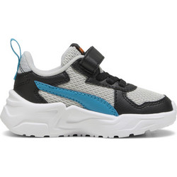 Puma Trinity Lite Παιδικά Sneakers Λευκά Μαύρα Γαλάζια 391481-15