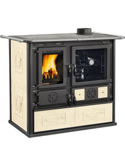 La Nordica Rosa 5.0 Ceramica Liberty Panna Ξυλόσομπα με Φούρνο 8.8kW