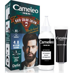 Delia Cameleo Men 4.0 Medium Brown Ανδρική Βαφή Μαλλιών 30ml
