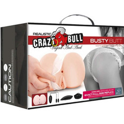 Crazy Bull Realistic Posture 6 Κολπικό & Πρωκτικό Αυνανιστήρι με Δόνηση