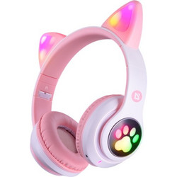 Defender Freemotion B585 Ασύρματα Bluetooth Παιδικά Ακουστικά Over Ear Ροζ