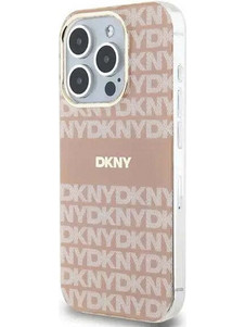 Θήκη Κινητού DKNY Repeat Pattern Tonal Stripe Magsafe for Apple iPhone 14 Pro TPU Pink