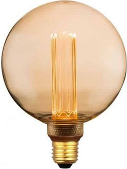 Λάμπα LED E27 Filament 3.5W 1800K Dimmable Amber Glass
