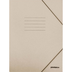 Φάκελος με λάστιχο Premioum prespan εκρού 25X35 (12814)