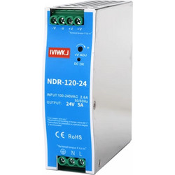 NDR-120-24 Din Rail DC Power Supply τροφοδοτικό 24V-5A 120W