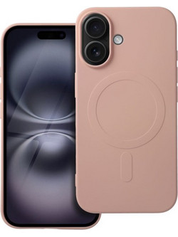 iS TPU SILICONE MAG IPHONE 16 (BIG HOLE) pink backcover