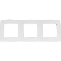 Πλαίσιο Διακόπτη 3 Θέσεων Prime 1000119201 White Aca