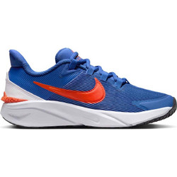 Nike Star Runner 4 Παιδικά Αθλητικά Παπούτσια για Τρέξιμο Μπλε Πορτοκαλί DX7615-402